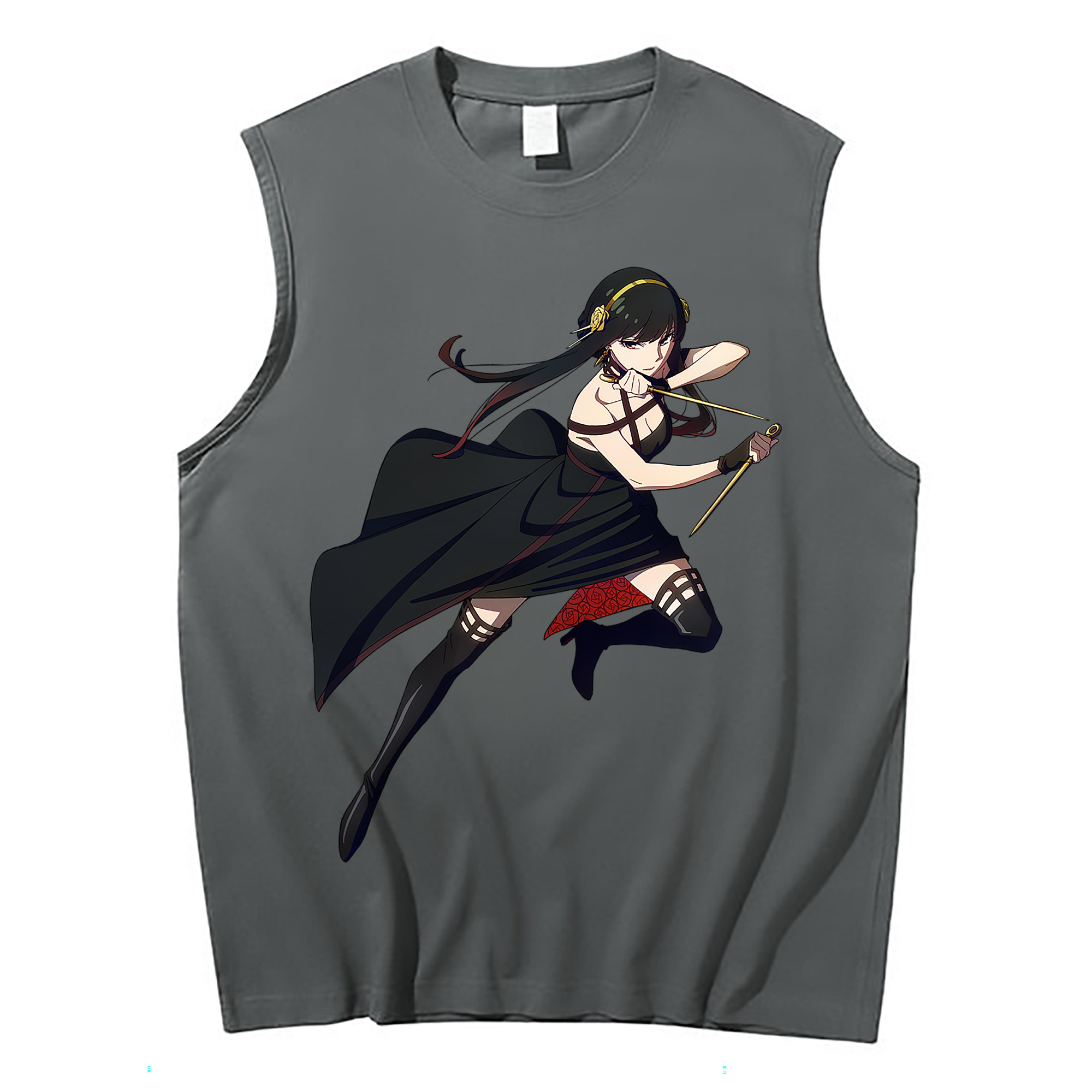 （画像用） SPY×FAMILY间谍家家酒 コットン100％タンクトップ（フロントプリント）